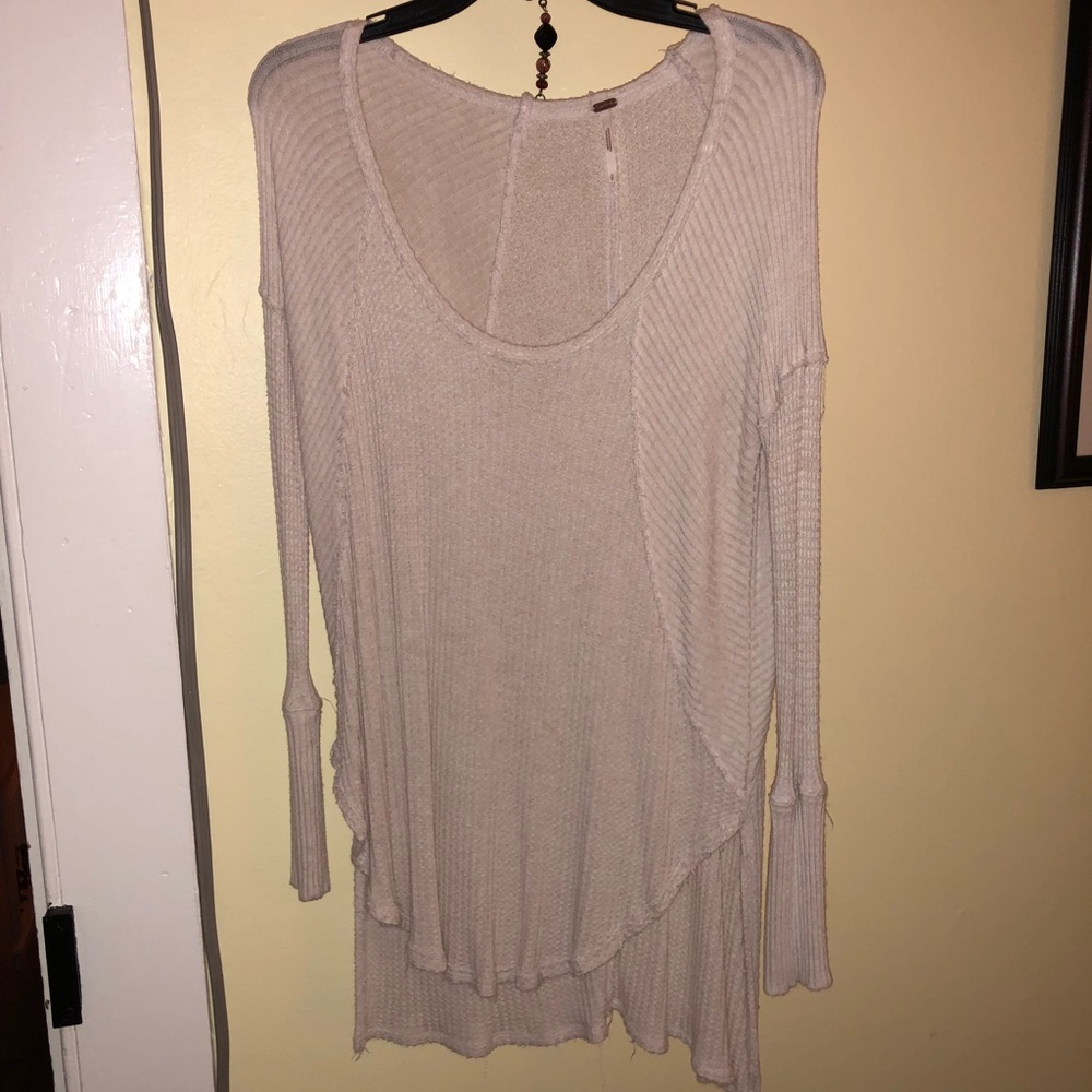 Free people cream sweater